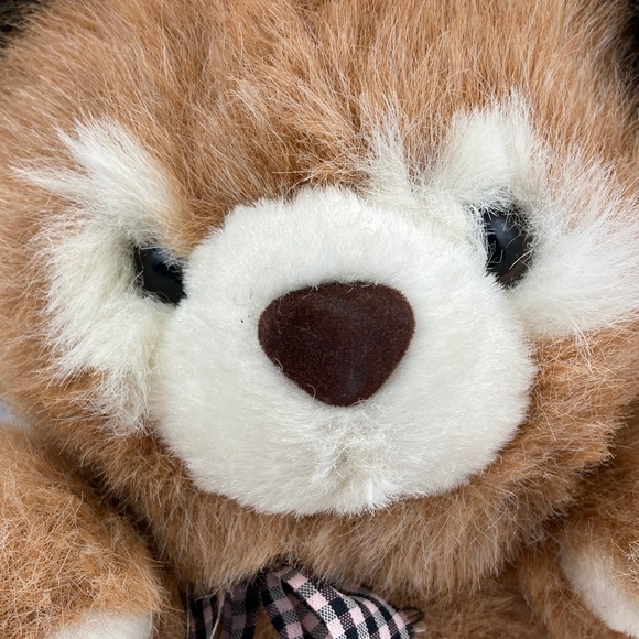 Fairview VTG 1990 Brown and White Plush Stuffed Animal Toy 13” - Picture 2 of 10